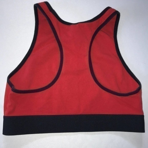 Pink Victoria’s Secret High Neck Red Bralette - Picture 6 of 7